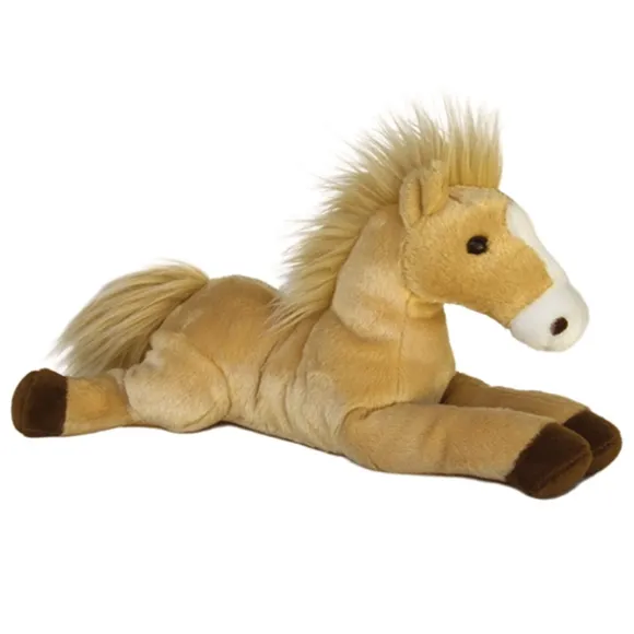 Butterscotch The Stuffed Palomino Flopsie Plush Horse by Aurora