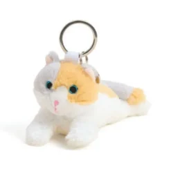 Calico Cat Stuffed Animal Keyring by Warmies