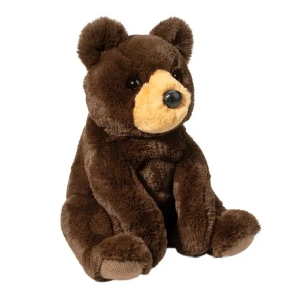 Cal the Sitting Plush Brown Bear by Douglas