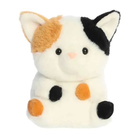 Caroline the Calico Cat Stuffed Animal 5 Inch Rolly Pet by Aurora