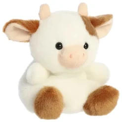 Caroline the Plush Brown Cow Palm Pals by Aurora