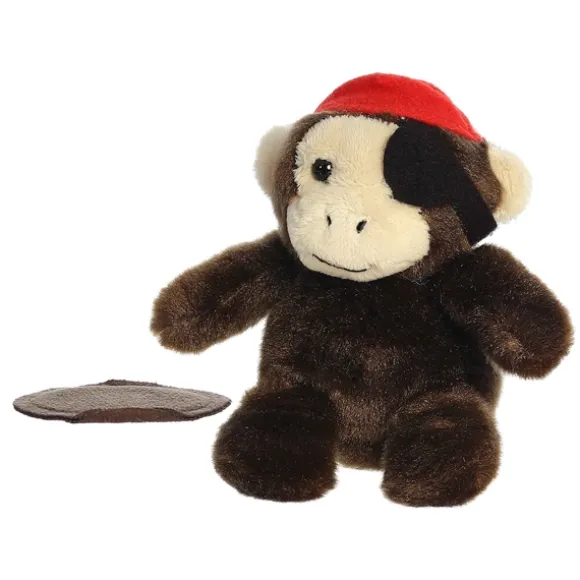 Cheeky Buccaneer the Stuffed Monkey Magnetic Shoulderkins Plush by Aurora