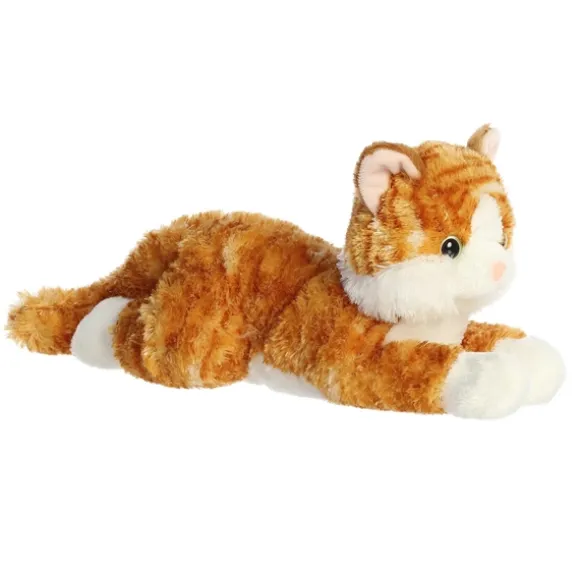 Chester the Stuffed Orange Tabby Cat by Aurora