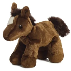 Chestnut the Stuffed Brown Horse Mini Flopsie by Aurora