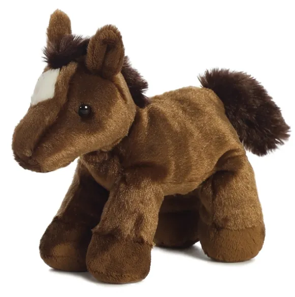 Chestnut the Stuffed Brown Horse Mini Flopsie by Aurora