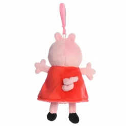 Clip-On Peppa Pig Stuffed Animal Bag Charm by Aurora