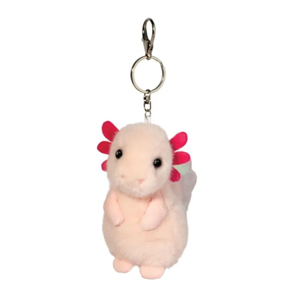Clip-On Stuffed Axolotl Bag Charm by Douglas