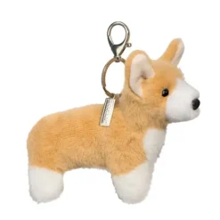 Clip-On Stuffed Corgi Bag Charm by Douglas