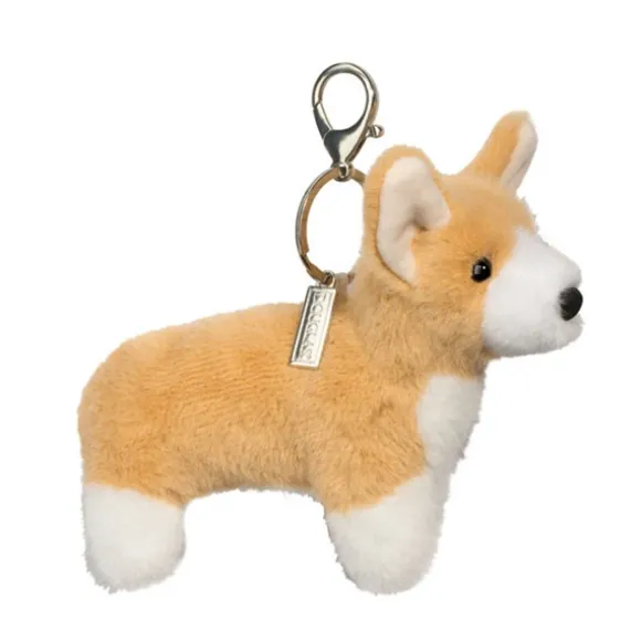 Clip-On Stuffed Corgi Bag Charm by Douglas