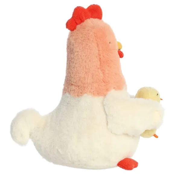 Cluck the Plush Chicken with Plush Cheepy Chick by Ebba