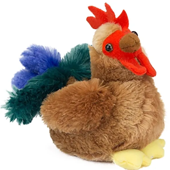 Cocky the Stuffed Rooster Plush Mini Flopsie by Aurora