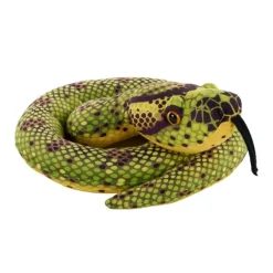 Coiled Eco-Friendly Stuffed Green Anaconda Snake by Wild Republic