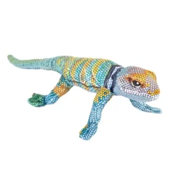 Coilkins Posable Stuffed Collared Lizard by Wild Republic