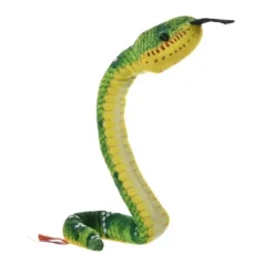 Coilkins Posable Stuffed Emerald Tree Boa Snake by Wild Republic