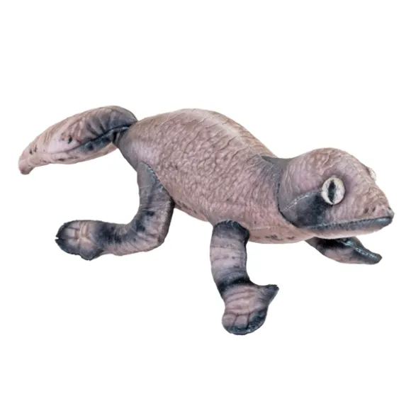 Coilkins Posable Stuffed Leaf Tailed Gecko by Wild Republic