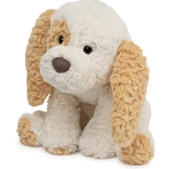 Cozys Plush White and Tan Puppy Stuffed Animal by Gund