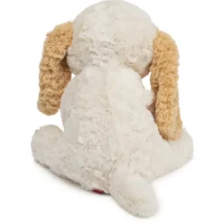 Cozys Plush White and Tan Puppy Stuffed Animal by Gund