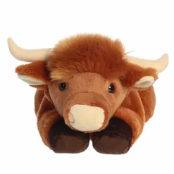 Craig the Stuffed Highland Cow 12 Inch Flopsie by Aurora