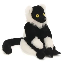Cuddlekins Black and White Ruffed Lemur Plush Animal by Wild Republic