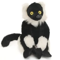 Cuddlekins Black and White Ruffed Lemur Plush Animal by Wild Republic