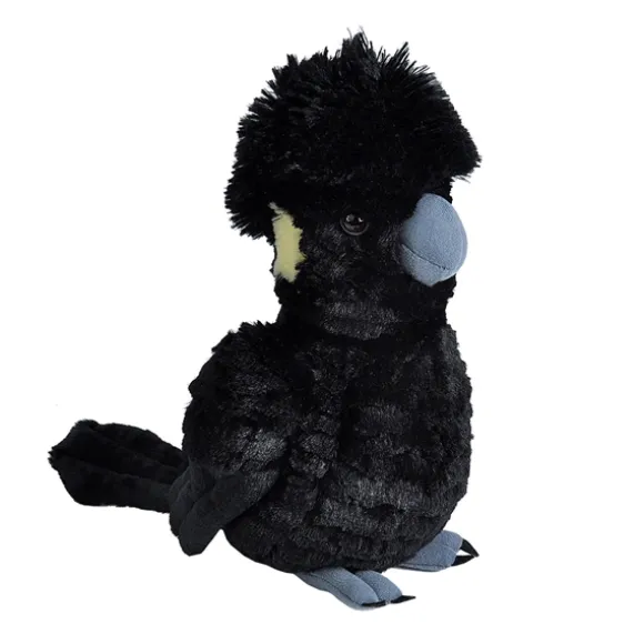 Cuddlekins 12 Inch Stuffed Yellow-Tailed Black Cockatoo by Wild Republic