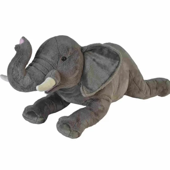 Cuddlekins Jumbo African Elephant Stuffed Animal by Wild Republic