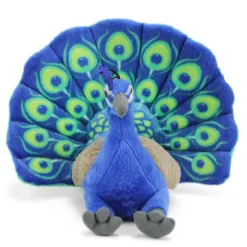 Cuddlekins Peacock Stuffed Animal by Wild Republic
