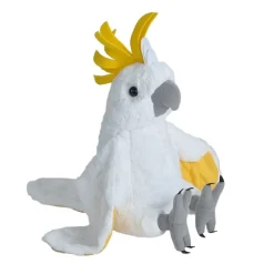 Cuddlekins Sulphur Crested Cockatoo Stuffed Animal by Wild Republic