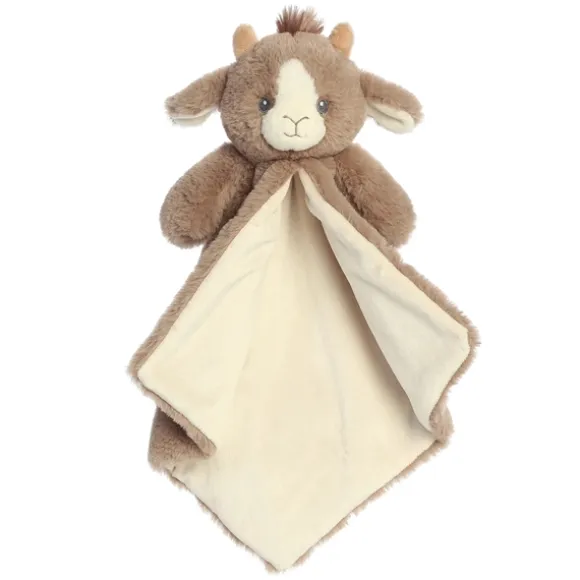 Cuddlers Billie the Plush Goat Luvster Baby Blanket by Ebba