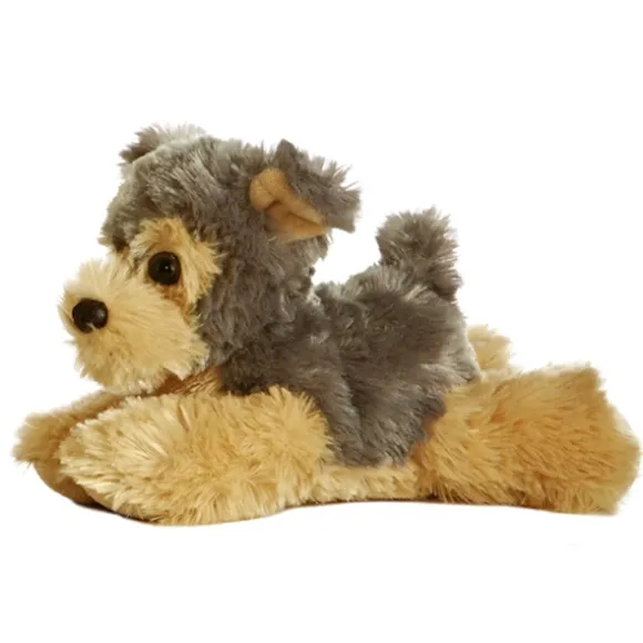 Cutie the Stuffed Yorkie Plush Mini Flopsie Dog by Aurora
