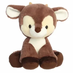 Dashing 13 Inch Cocoa Brown Plush Reindeer by Aurora