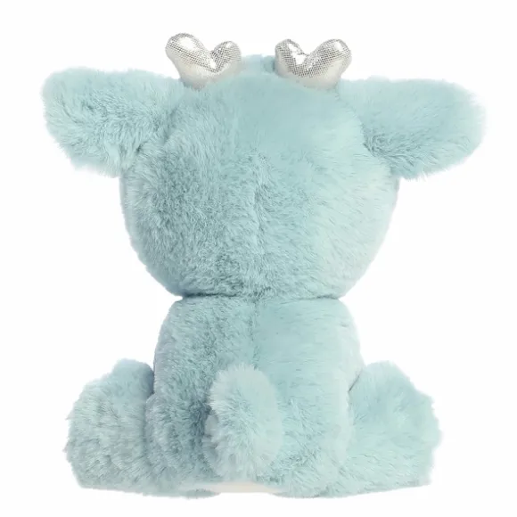 Dashing 8 Inch Winter Blue Plush Reindeer by Aurora