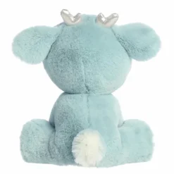 Dashing 13 Inch Winter Blue Plush Reindeer by Aurora