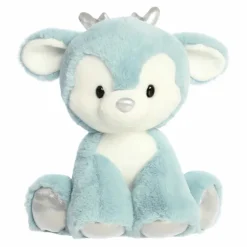 Dashing 13 Inch Winter Blue Plush Reindeer by Aurora