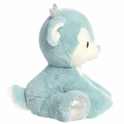 Dashing 13 Inch Winter Blue Plush Reindeer by Aurora