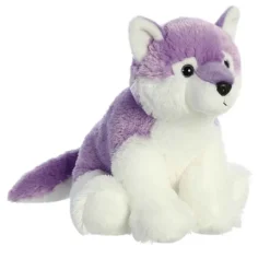 Destination Nation Purple Wolf Stuffed Animal by Aurora