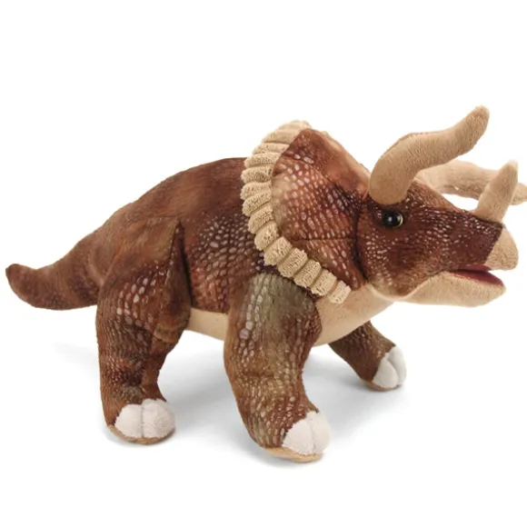 Dinosauria Realistic Triceratops Stuffed Animal by Wild Republic