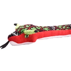 Dragonbone Print 54 Inch Plush Red Snake by Wild Republic