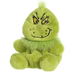Dr. Seuss Grinch Smirk Palm Pals Plush by Aurora