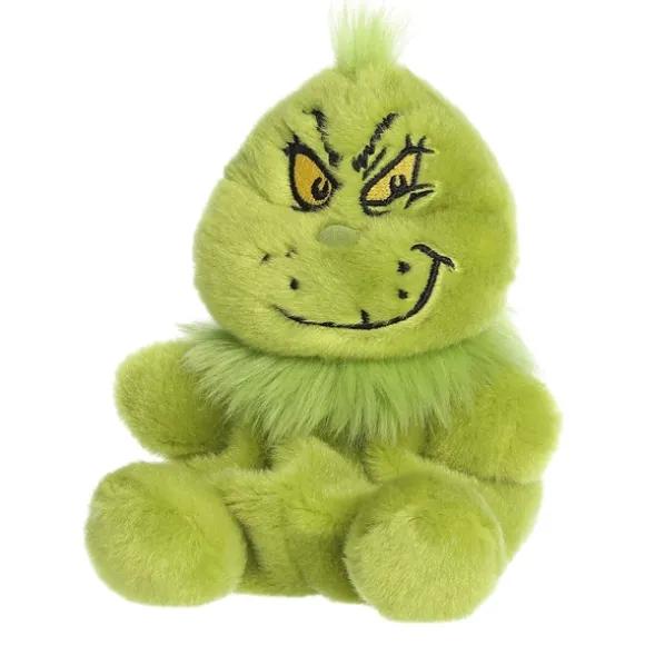 Dr. Seuss Grinch Smirk Palm Pals Plush by Aurora