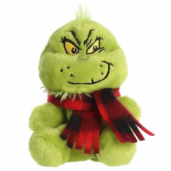 Dr. Seuss Plush Grinch with Scarf Palm Pals by Aurora