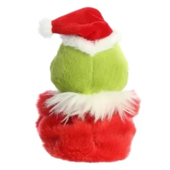 Dr. Seuss Stuffed Santa Grinch Palm Pals Plush by Aurora