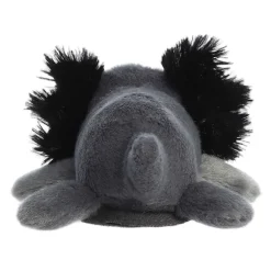 Ebon the Stuffed Black Axolotl Magnetic Shoulderkins Plush by Aurora