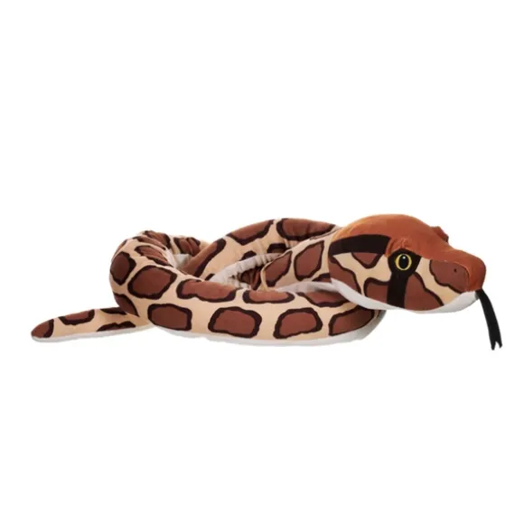 Eco-Friendly 54 Inch Stuffed Burmese Python Snake by Wild Republic
