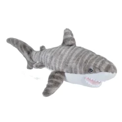 Eco-Friendly Mini Cuddlekins 8 Inch Stuffed Tiger Shark by Wild Republic