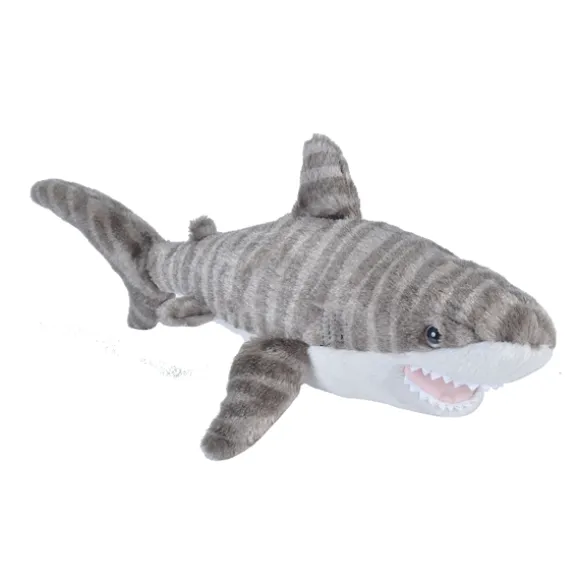 Eco-Friendly Mini Cuddlekins 8 Inch Stuffed Tiger Shark by Wild Republic