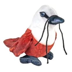 Eco-Friendly Rainforest 4.5 Inch Plush Three-Wattled Bellbird by Wild Republic