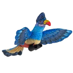 Eco-Friendly Rainforest 4.5 Inch Flying Plush Great Blue Turaco by Wild Republic