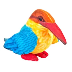 Eco-Friendly Rainforest 4.5 Inch Plush Stork-billed Kingfisher by Wild Republic
