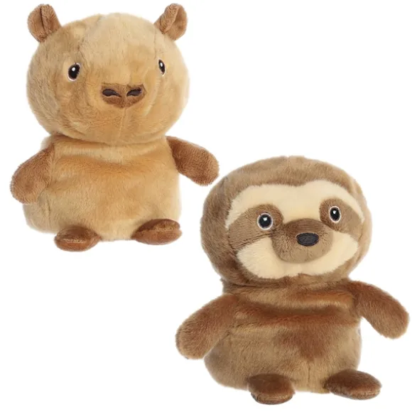 Eco Nation Capybara and Sloth Reversible Stuffed Animal by Aurora